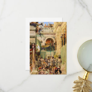 Spring, 1894 by Lawrence Alma-Tadema Thank You Card
