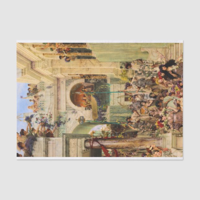 Spring, 1894 by Lawrence Alma-Tadema Tissue Paper (Front)