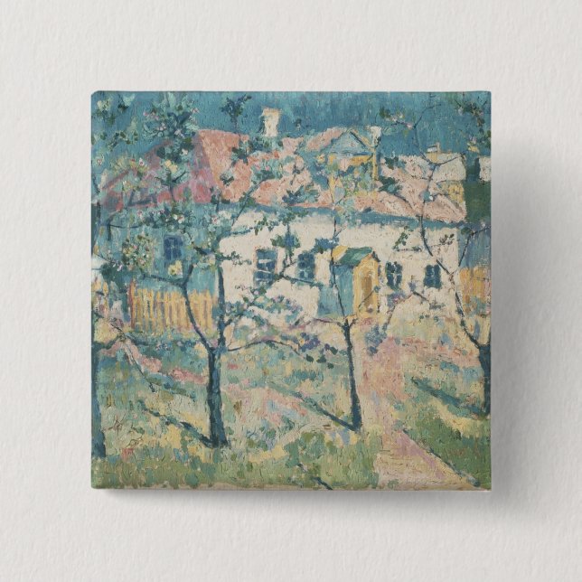 Spring, 1904 15 cm square badge (Front)