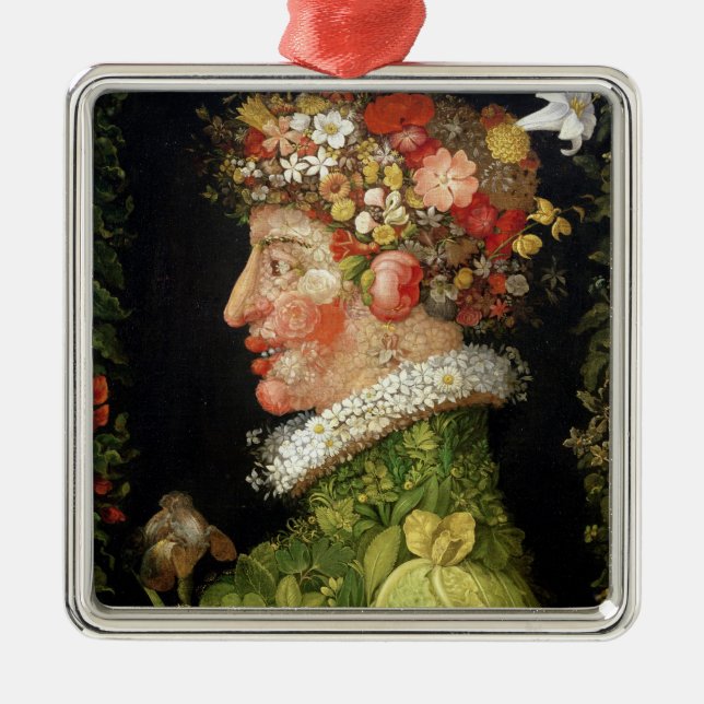 Spring, a series depicting the four seasons metal tree decoration (Front)