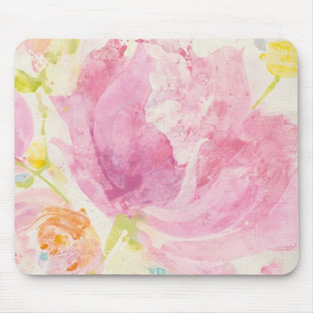Spring Abstract Florals Mouse Mat (Front)
