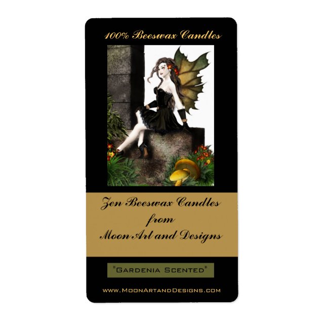 Spring Aiko Fairy Craft or Wine Labels (Front)
