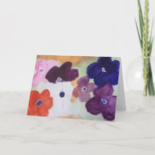 Spring Anemones Greeting Card