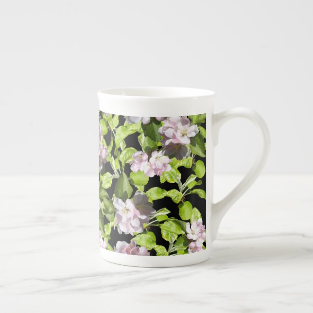 Spring Apple Blossom Bone China Cup (Right)