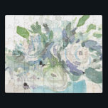Spring Arrangement - Watercolor Bouquet Jigsaw Puzzle<br><div class="desc">Spring Arrangement II by Samuel Dixon. Features a bouquet of watercolor flowers in a very muted colour palette.</div>