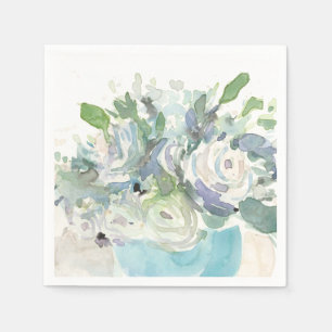 Spring Arrangement - Watercolor Bouquet Napkin