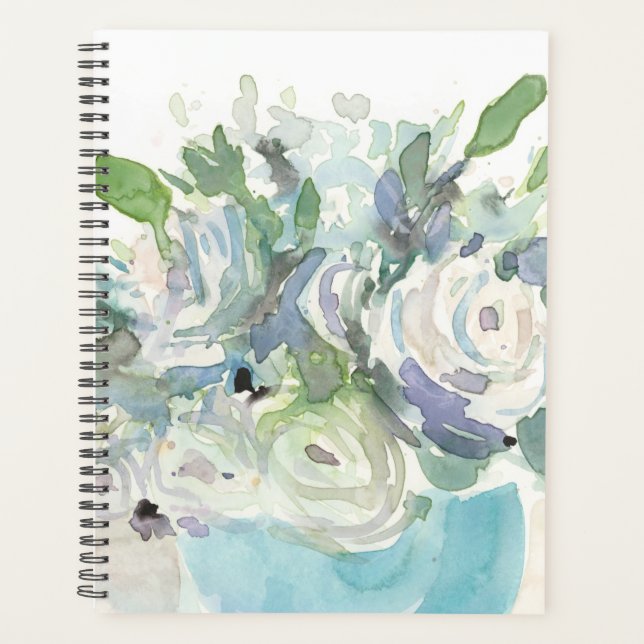 Spring Arrangement - Watercolor Bouquet Planner (Front)