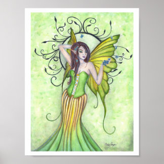 Spring Arrival Fairy Poster Print