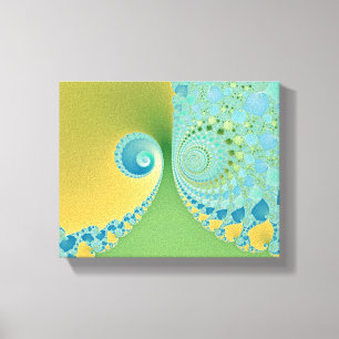 Spring Arrives - Fractal Art Canvas Print