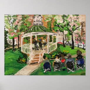 "Spring at Wes Point Park" by Willowcatdesigns Poster