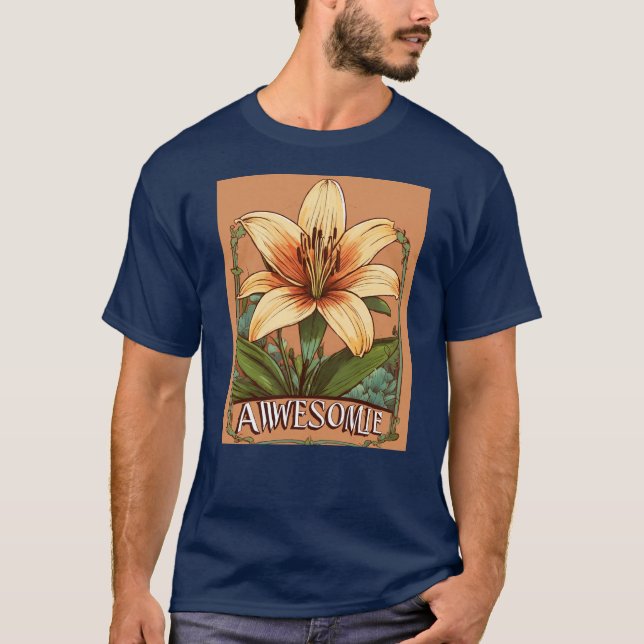 Spring Awakening: Blooming Daffodil T-Shirt (Front)