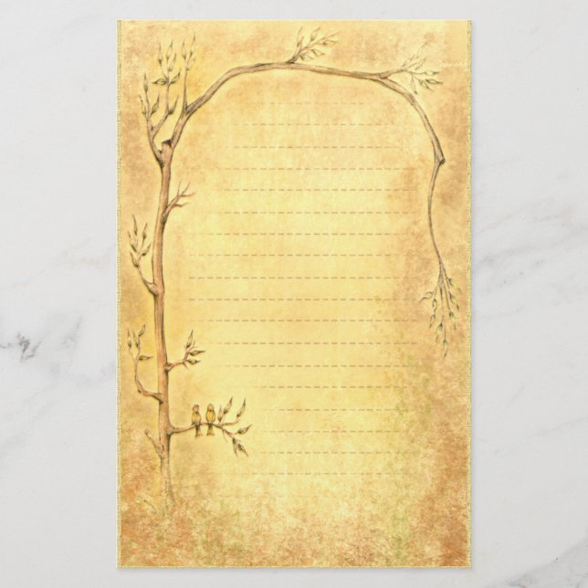 Spring Awakening - Golden Stationery (Front)