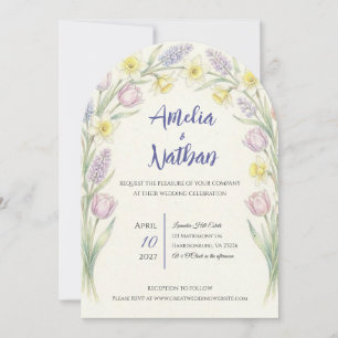 Spring Awakening Wedding Invitation