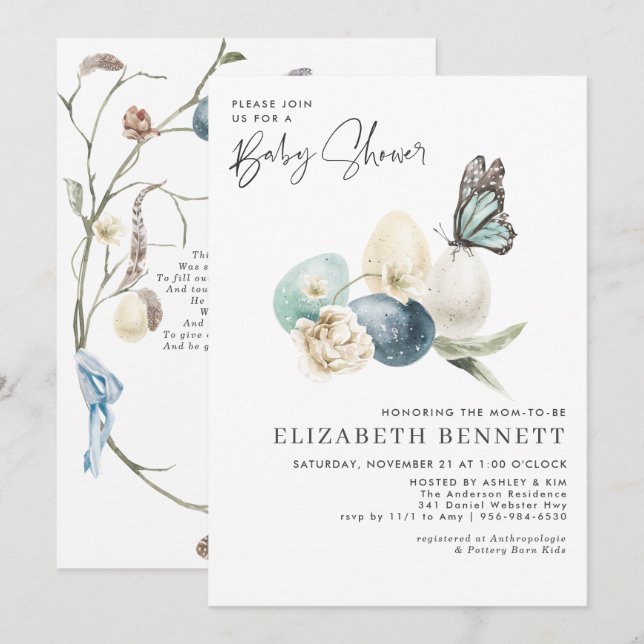 Spring Baby | Easter Baby Shower (Front/Back)