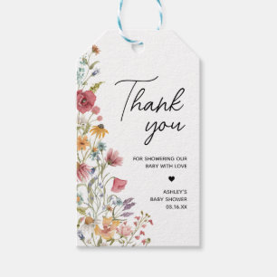 Spring Baby in Bloom Baby Shower Favour Tags