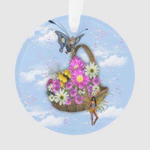 Spring basket gatherers  ornament