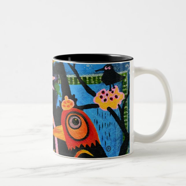 spring bazaar Two-Tone coffee mug (Right)