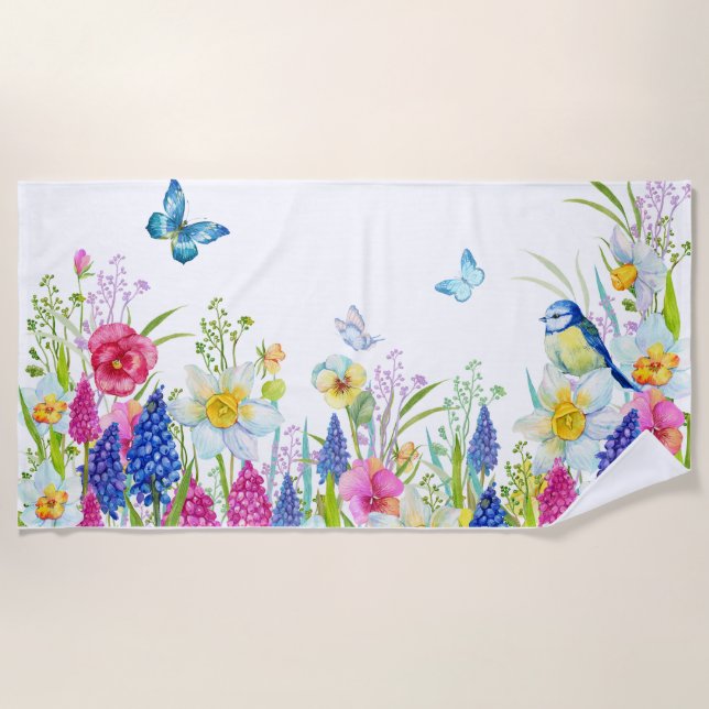 Spring Beach Towel (Front)