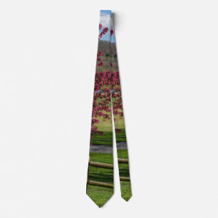 Spring Beauty At Rivercut Neck Tie