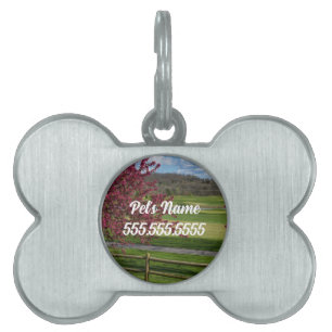Spring Beauty At Rivercut Pet ID Tag