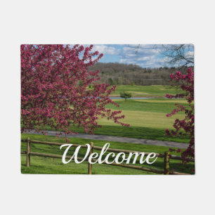 Spring Beauty At Rivercut Welcome Doormat