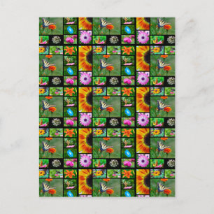 Spring Beauty Collage Postcard