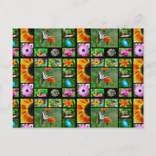 Spring Beauty Collage Postcard