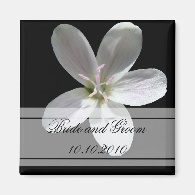 Spring Beauty Save the Date Magnet (Front)