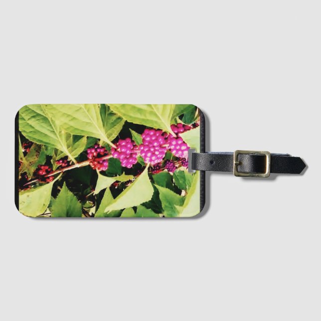 Spring berries  luggage tag (Front Horizontal)