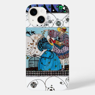 SPRING BIRDS AND SWIRLS / FASHION COSTUME DESIGNER Case-Mate iPhone 14 CASE