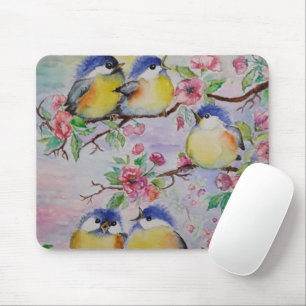Spring Birds Mouse Pad