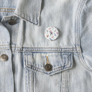 Spring Birds Pattern 3 Cm Round Badge