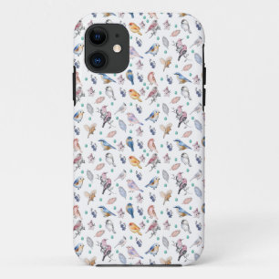 Spring Birds Pattern iPhone 11 Case