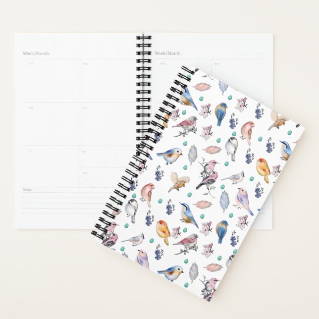 Spring Birds Pattern Planner (Display)