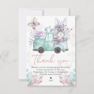 Spring Birthday Thank You Card