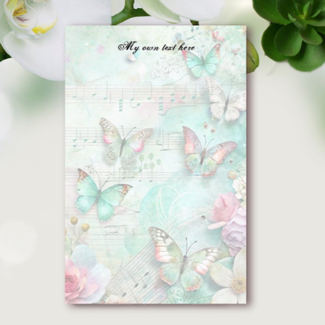 Spring Bitterflies Letter Sheets Stationery (Creator Uploaded)