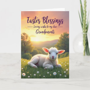 Spring Blessings Grandparents Card