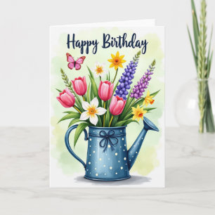 Spring Bloom Birthday Card