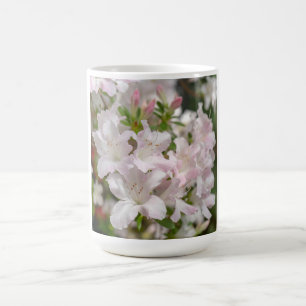 Spring Blooming Pink Azalea Flowers Coffee Mug