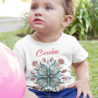 Spring Blooms: Geometric Floral Name