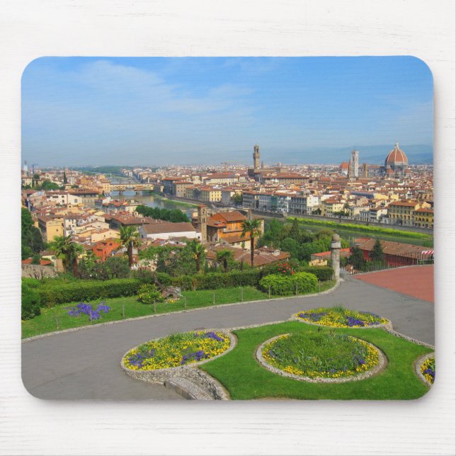 Spring blooms in Florence Mouse Mat (Front)