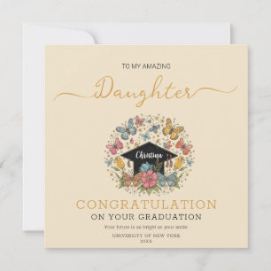 Spring Blossom Daughter Congrats Graduation Card