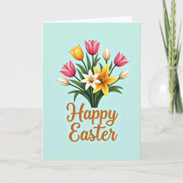 Spring Blossom Easter Card (Front)