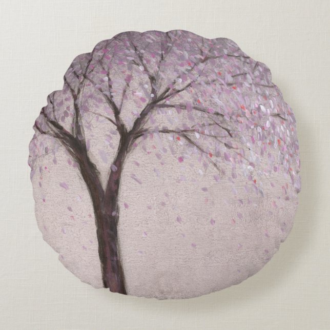 Spring Blossom II Round Cushion (Front)