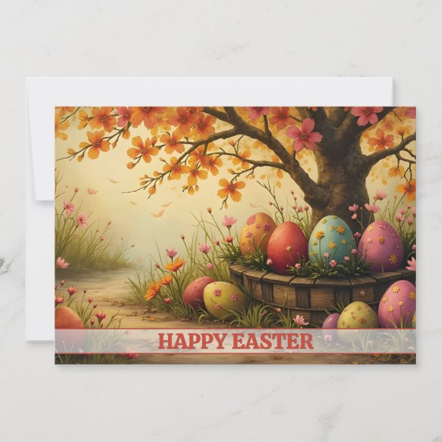 Spring Blossom Magic with Easter Egg Splendour (Front)