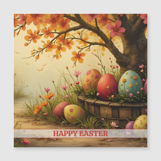 Spring Blossom Magic with Easter Egg Splendour (Front)