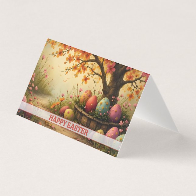 Spring Blossom Magic with Easter Egg Splendour (Front)