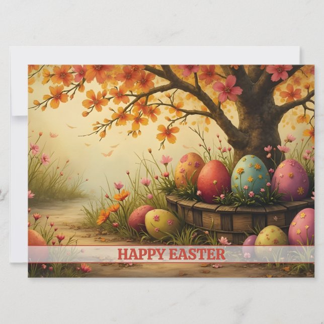Spring Blossom Magic with Easter Egg Splendour (Front)