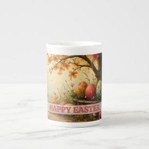 Spring Blossom Magic with Easter Egg Splendour Bone China Mug