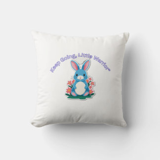 Spring Blossom Minimal Rabbit Cushion